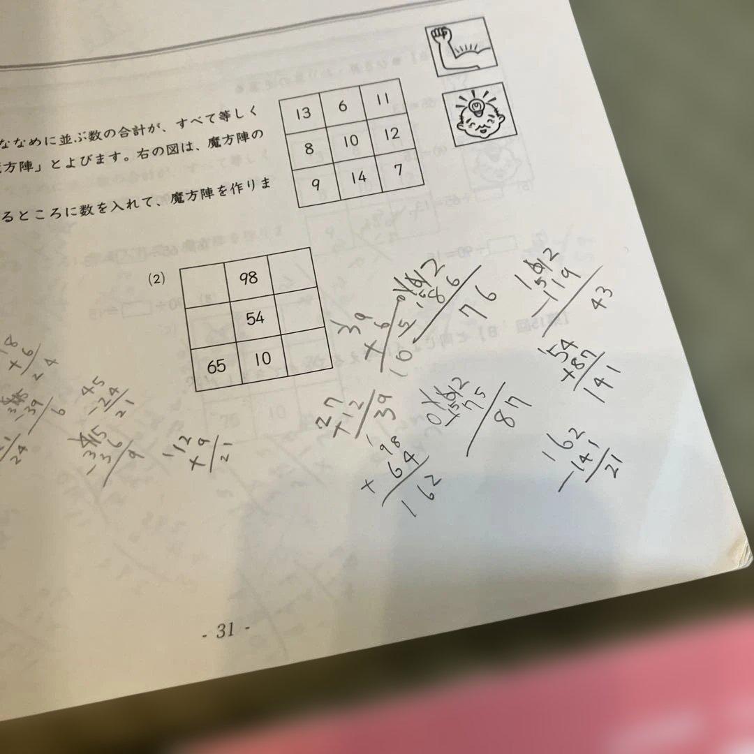 日能研　四年生　国語・算数・社会・理科・漢字 ステージⅡ 4巻セット