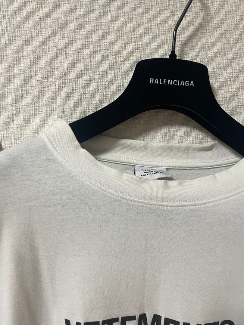 正規品　vetements no social media tee M