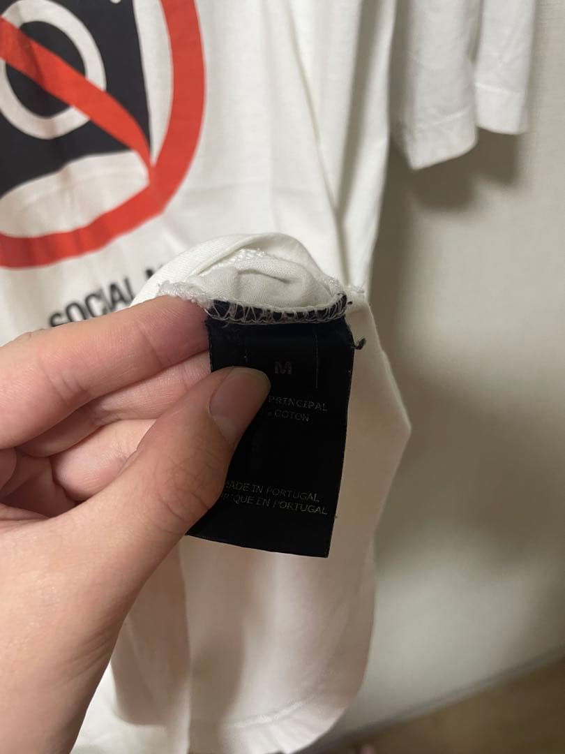 正規品　vetements no social media tee M