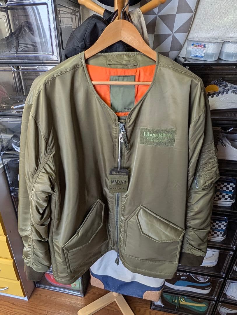 Liberaiders COLLARLESS FLIGHT JACKET　新品