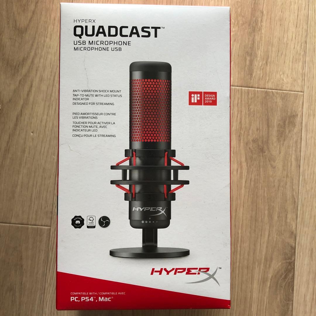 配信機器・PA機器・レコーディング機器 HyperX HX-MICQC-BK