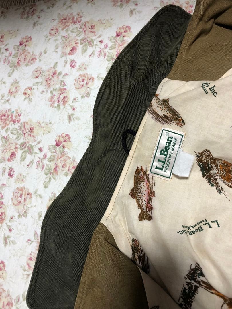 80s 90s エルエルビーン フィールドコート M【USED・古着】
