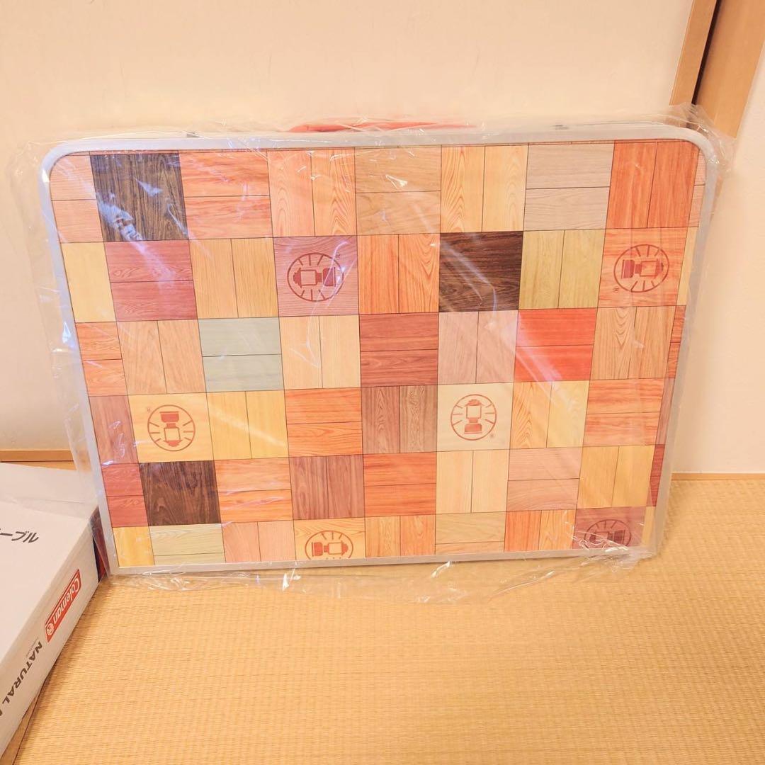 【新品】Coleman ナチュラルモザイクリビングテーブル 90プラス
