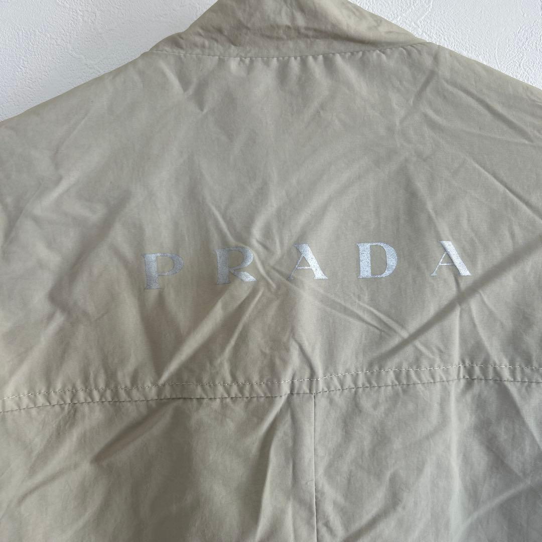 PRADA ベージュ ジップアップジャケット