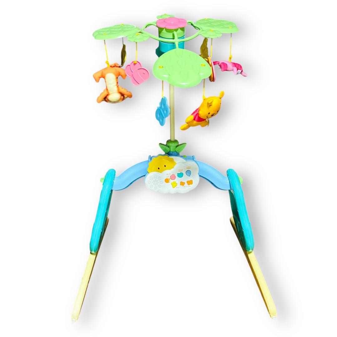 【美品】くまのプーさん6WAYジムにへんしんメリー プーメリー タカラトミー