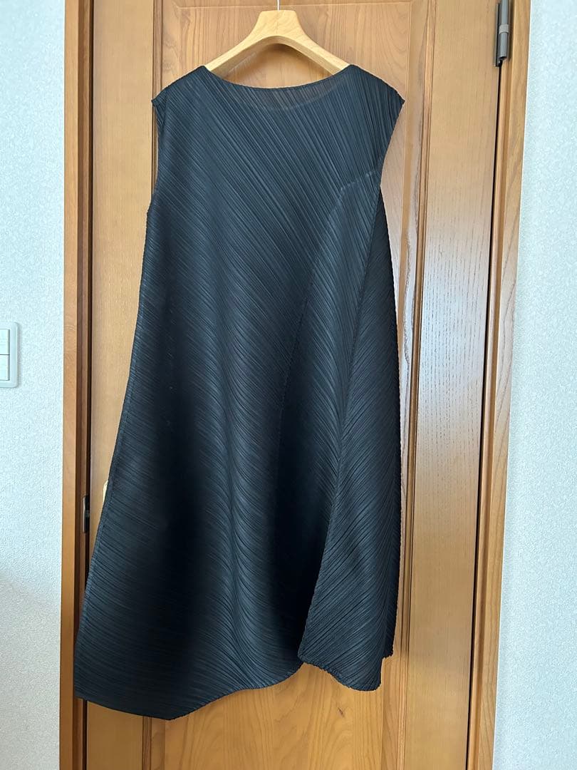 美品✨PLEATS PLEASE プリーツプリーズワンピース アシンメトリー １