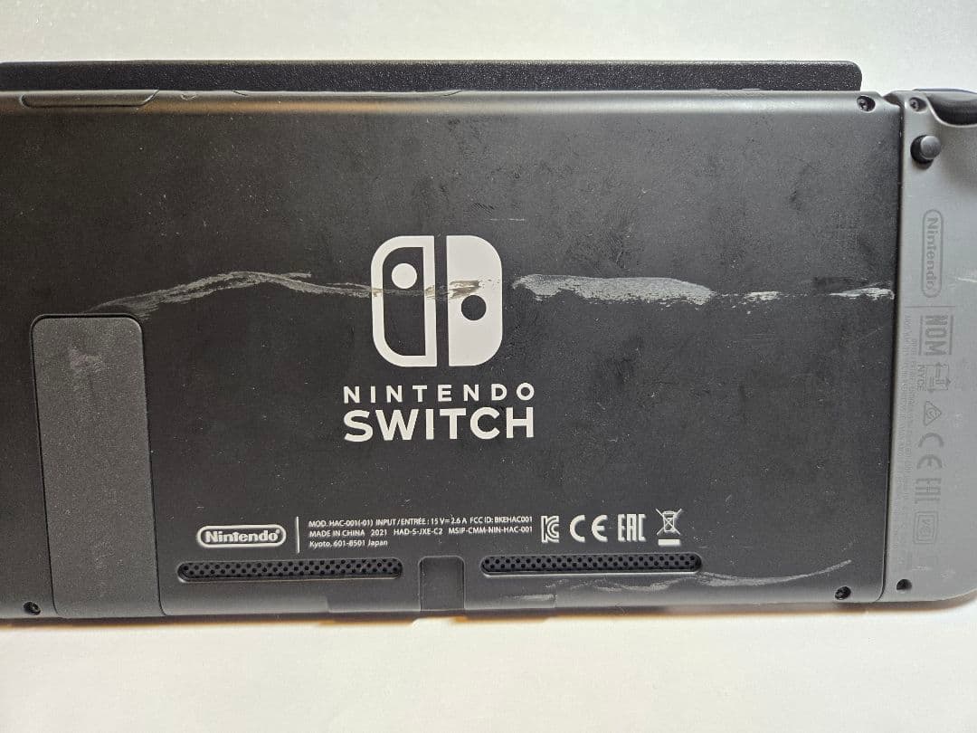 ジャンク品　switch本体セット　joy-con追加　ケース