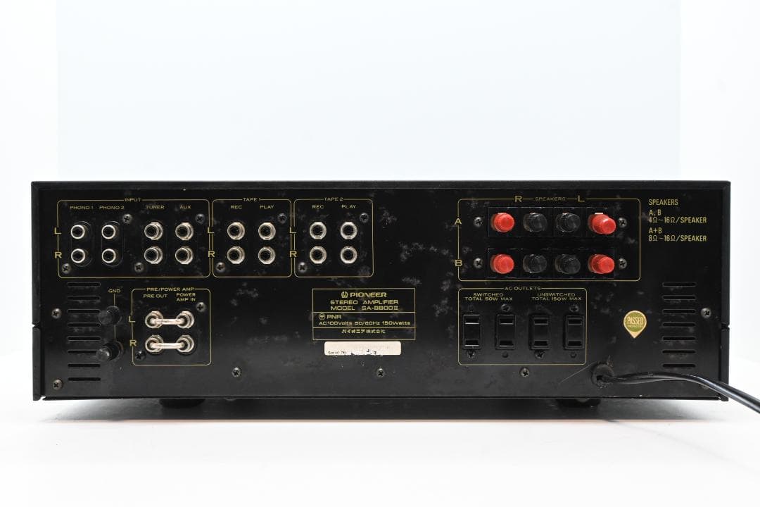 PIONEER プリメインアンプ　ＳＡ-8800Ⅱ【整備済み動作品】