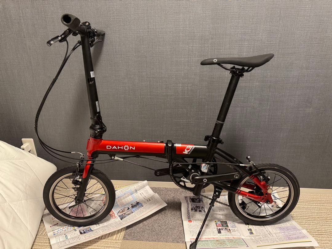 DAHON K3 折りたたみ自転車　赤　レッド