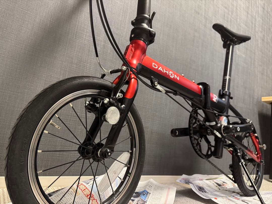 DAHON K3 折りたたみ自転車　赤　レッド