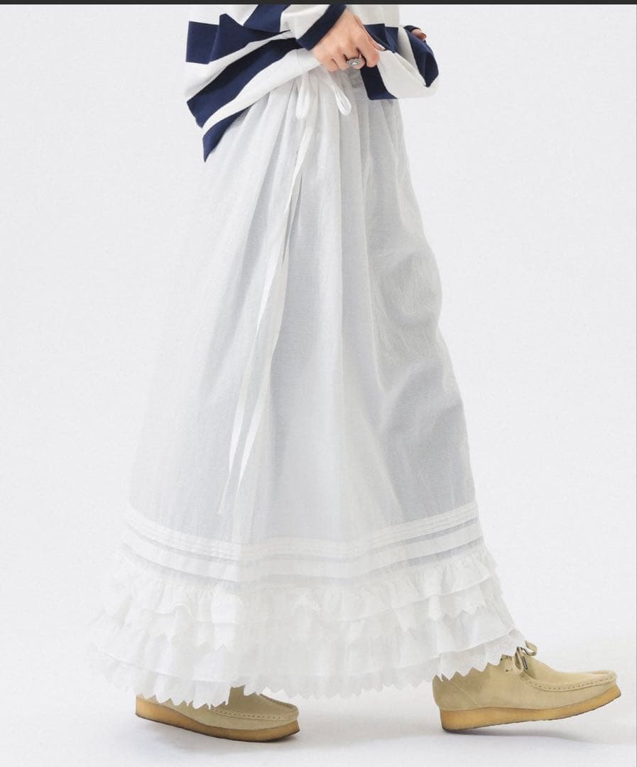 完売！BEAMS BOYユーロ ヴィンテージ フリル スカート