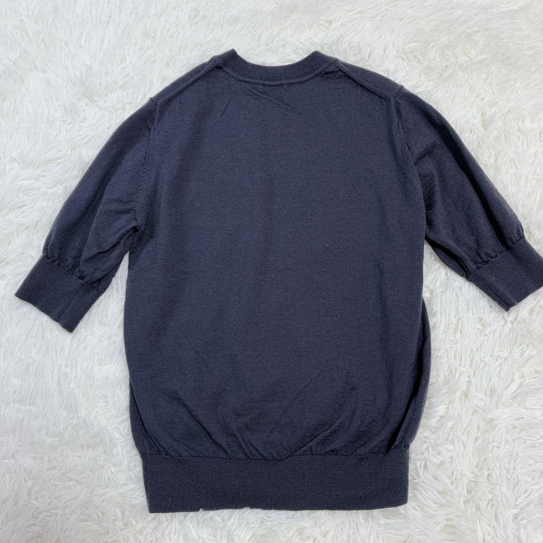 【美品】 イエナ アンサンブル レマイユ ウォッシャブル 金ボタン グレー