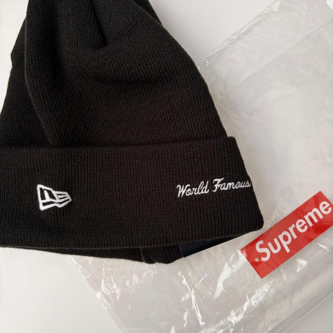 【新品未使用】Supreme Box Logo Beanie BLACKブラック
