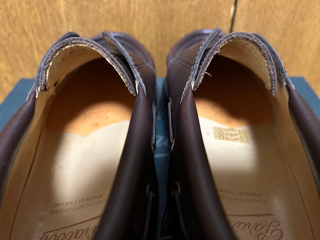 ☆美品☆ パラブーツ Paraboot モカシン CHIMEY シメイ 6