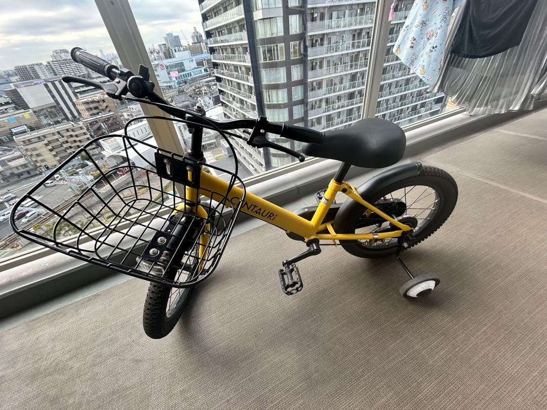CENTAURI 子供用自転車 16インチ 黄色(首都圏限定、郵送不可)