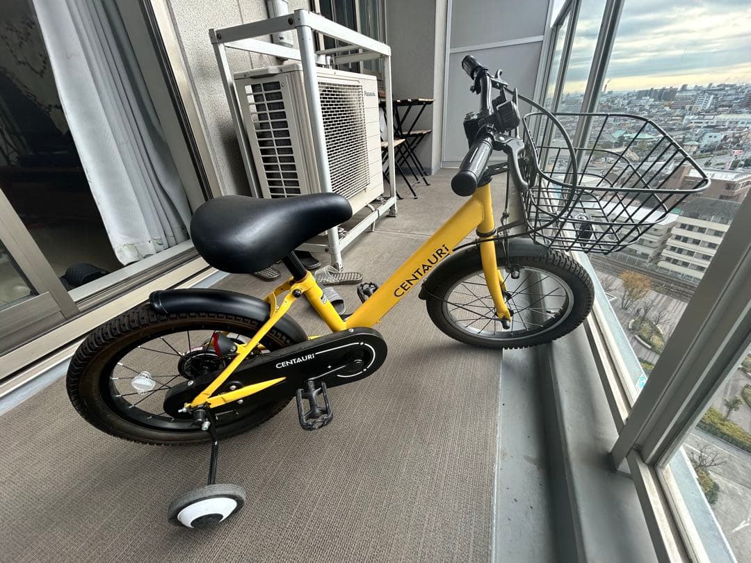 CENTAURI 子供用自転車 16インチ 黄色(首都圏限定、郵送不可)