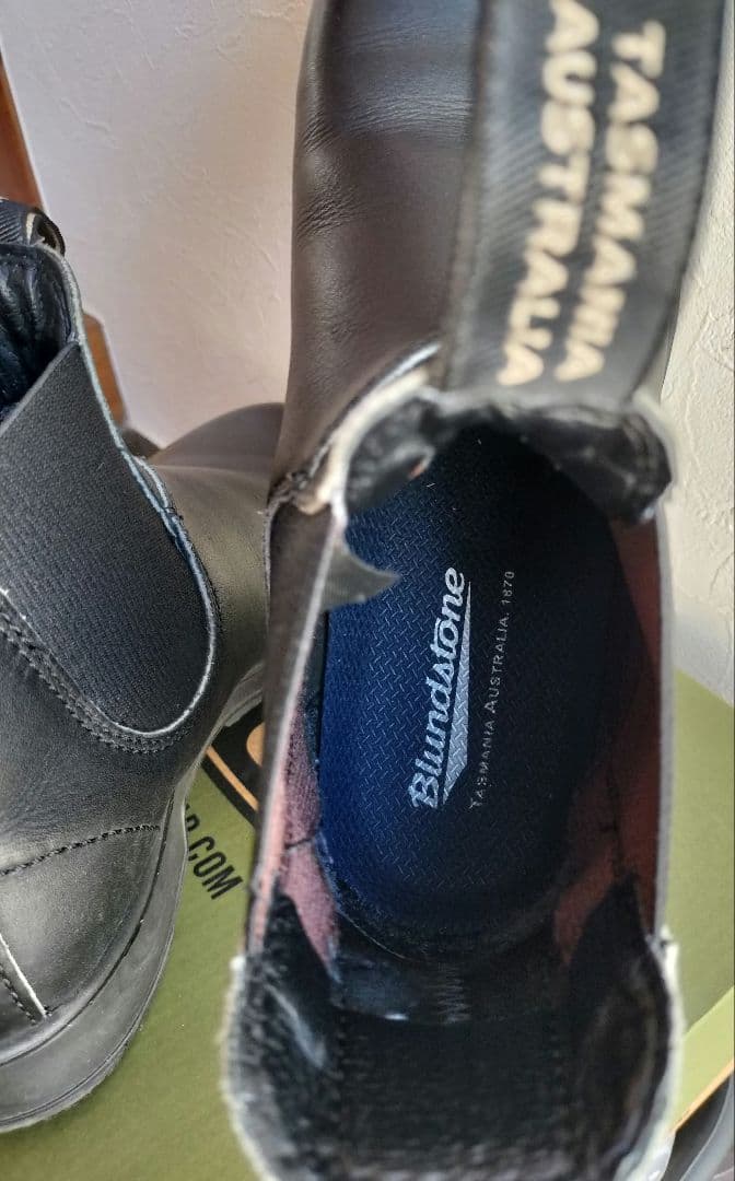 Blundstone サイドゴアブーツ レザー ブラック UK5