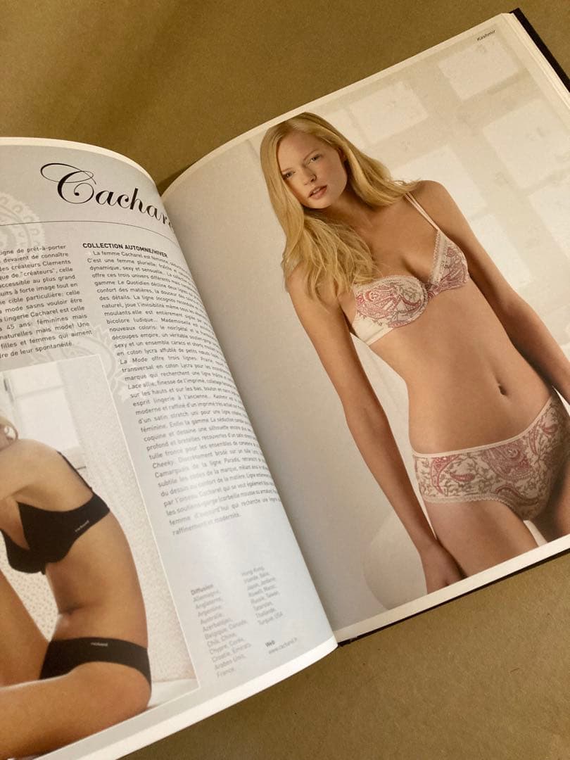 L'année Lingerie 2007 ランジェリー年鑑　下着　モデル
