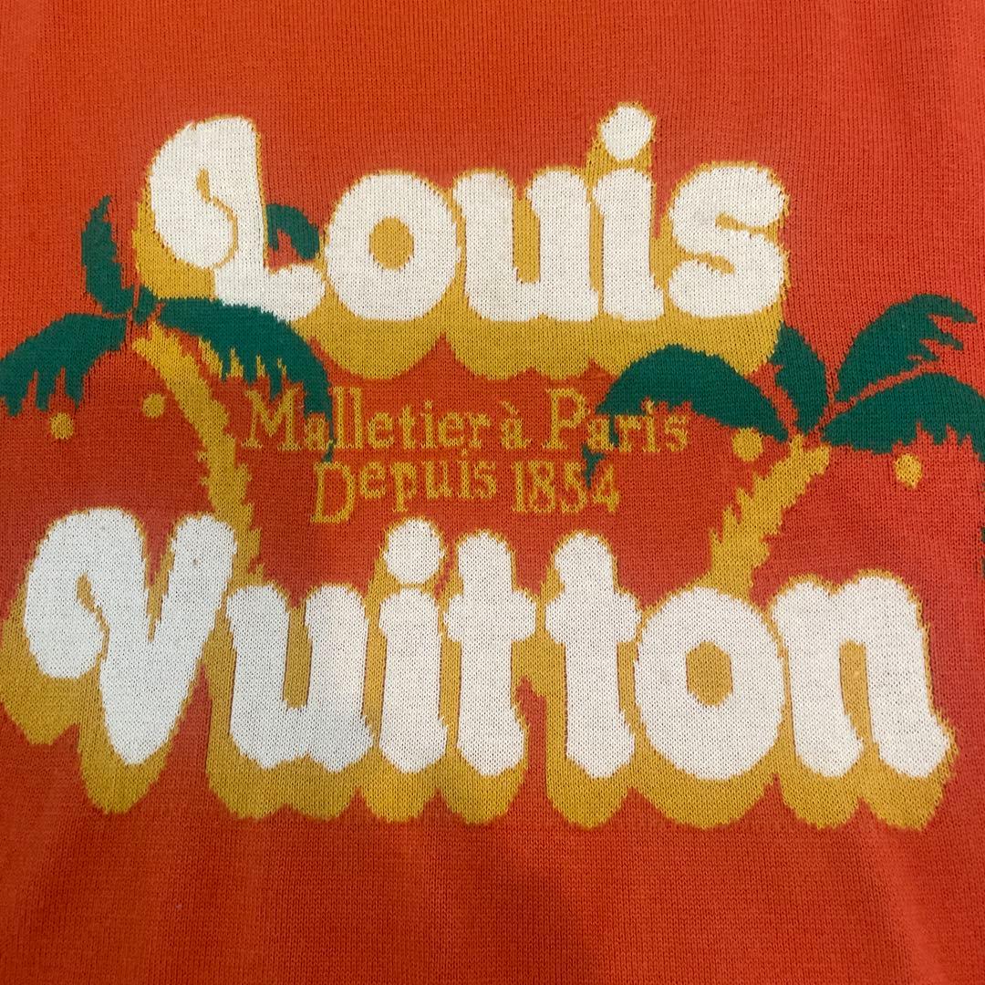 本物Louis Vuitton オレンジ Tシャツ