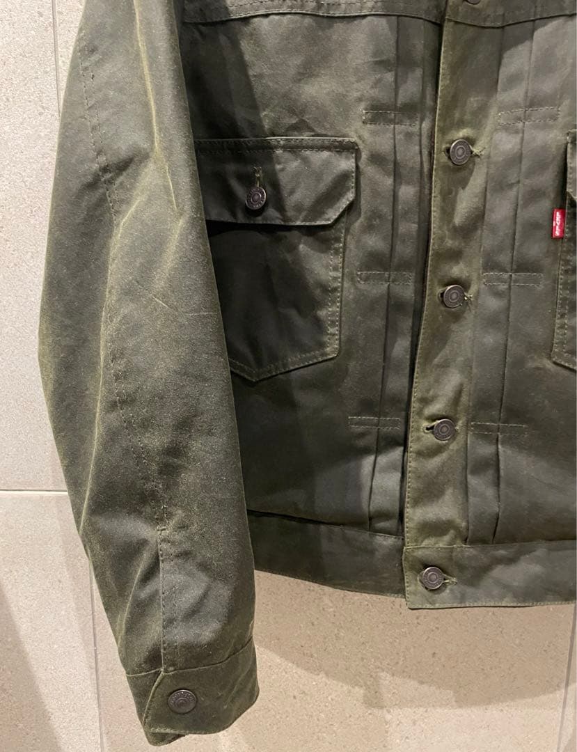 ジャケット・アウター Levi's x Barbour TYPE II WAXED JACKET M