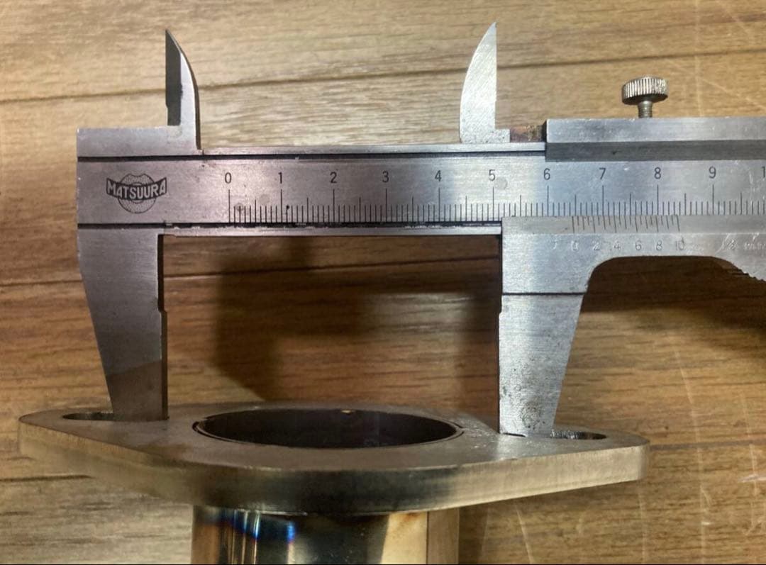 330セドリック用（L型エンジン用)フレキシブル触媒ストレート ステンレス