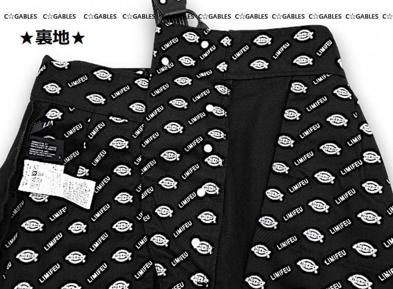 LIMI feu×Dickies サスペンダー付き　ワンショルダースカート　レア