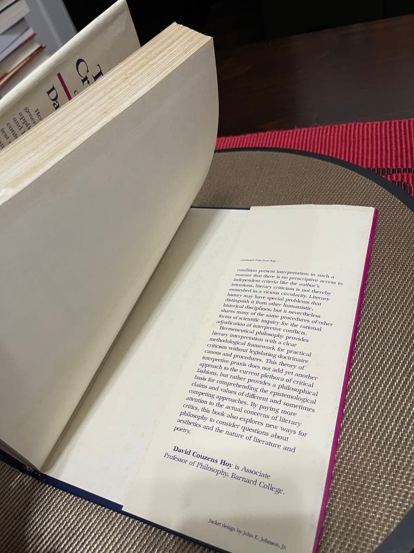 洋書 The Critical Circle by David Couzens Hoy