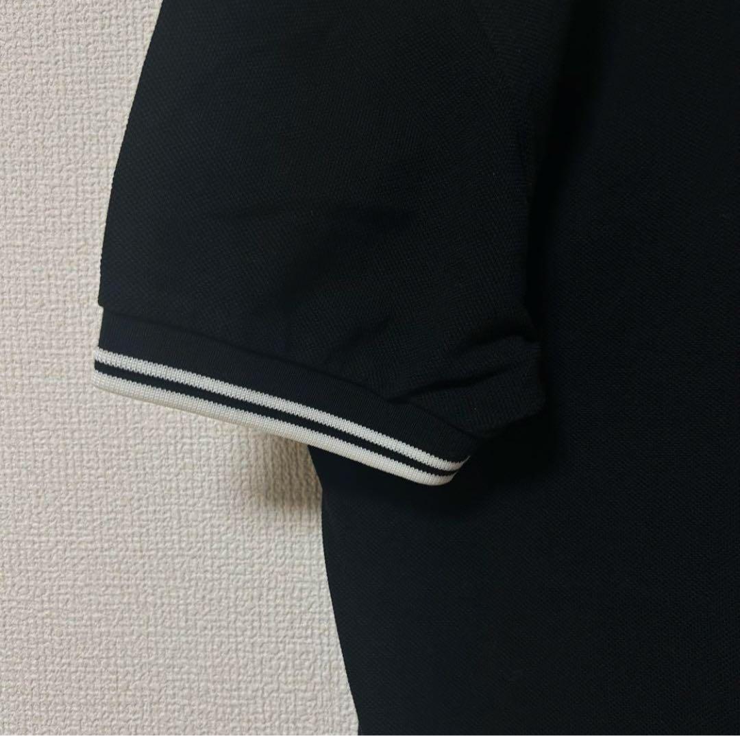 FRED PERRY フレッドペリー　ポロシャツ　半袖　黒　m3600