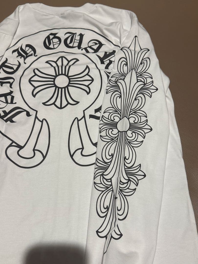 クロムハーツ ホワイトロングTシャツ