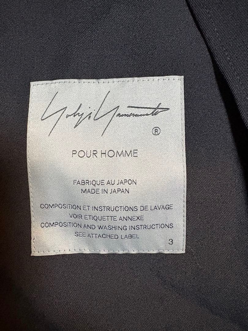 ヨウジヤマモト HOMME 22SS ジップジャケット