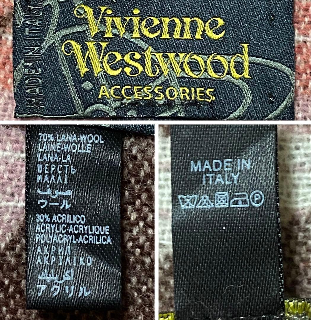 Vivienne Westwood　マフラー ウール オーブ アーガイル