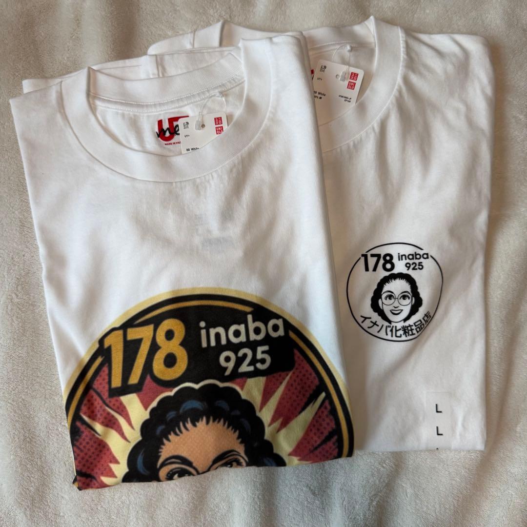 UNIQLO×イナバ化粧品店　Tシャツ　トートバッグ　稲葉浩志 ステッカー