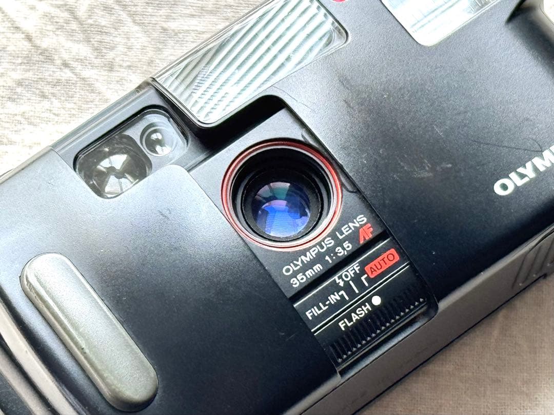 ⌘完動品！ 電池付き、作例あり！ OLYMPUS AF-10 SUPER QD⌘