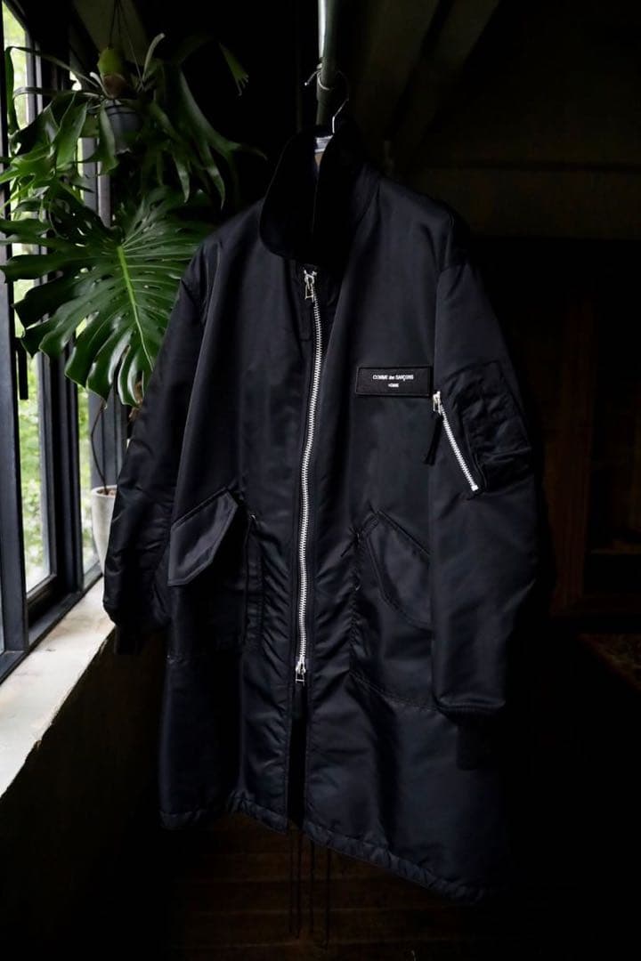 コムデギャルソンオム24AW ナイロンツイルコート
