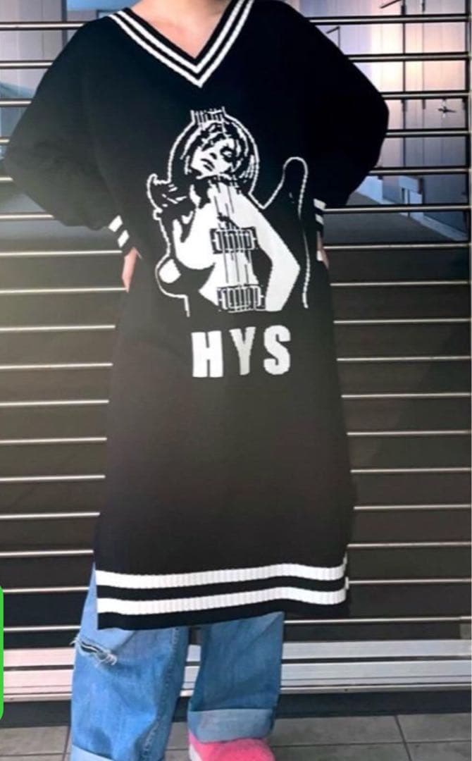 HYSニットワンピース