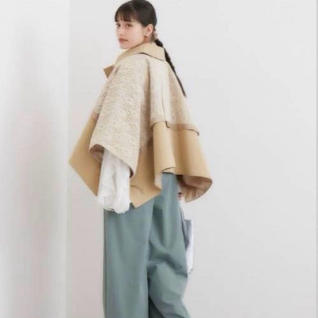 ¥24000●新品●トラノイ　レースポンチョ　トレンチコート