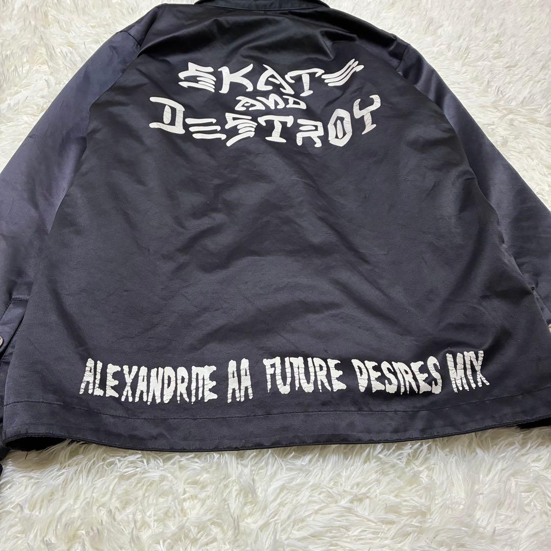THRASHER×AAコラボスノボウェア黒ジャケットSパーカースラッシャーアウタ