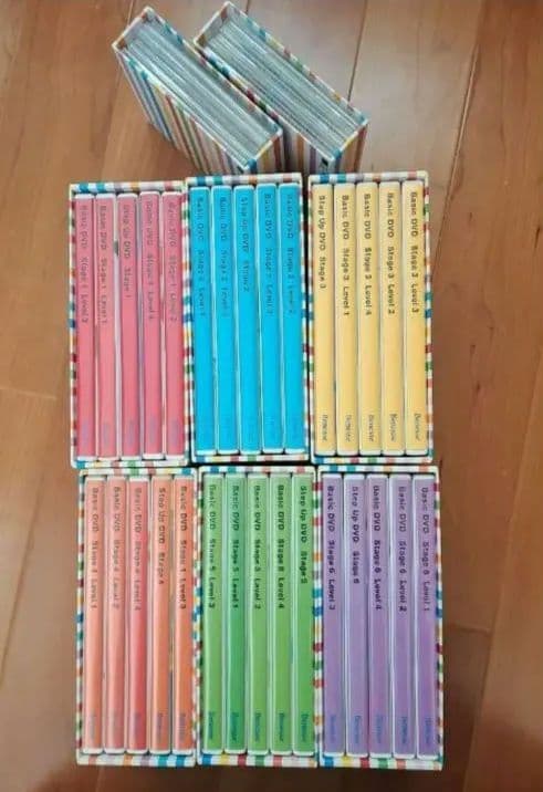 WWK ワールドワイドキッズ DVD全巻 CD 全巻　対応絵本セット ベネッセ