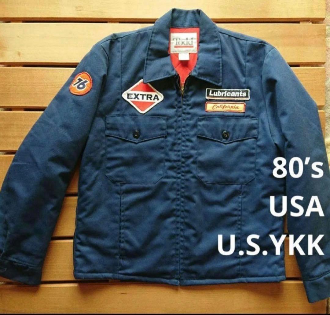 80’s Todd ワークジャケット USA製 USYKK Redkaタイプ