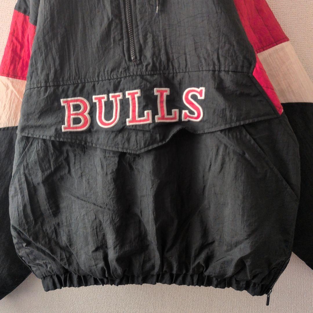 90s スターター NBA シカゴブルズ ハーフジップ アノラック ジャケット