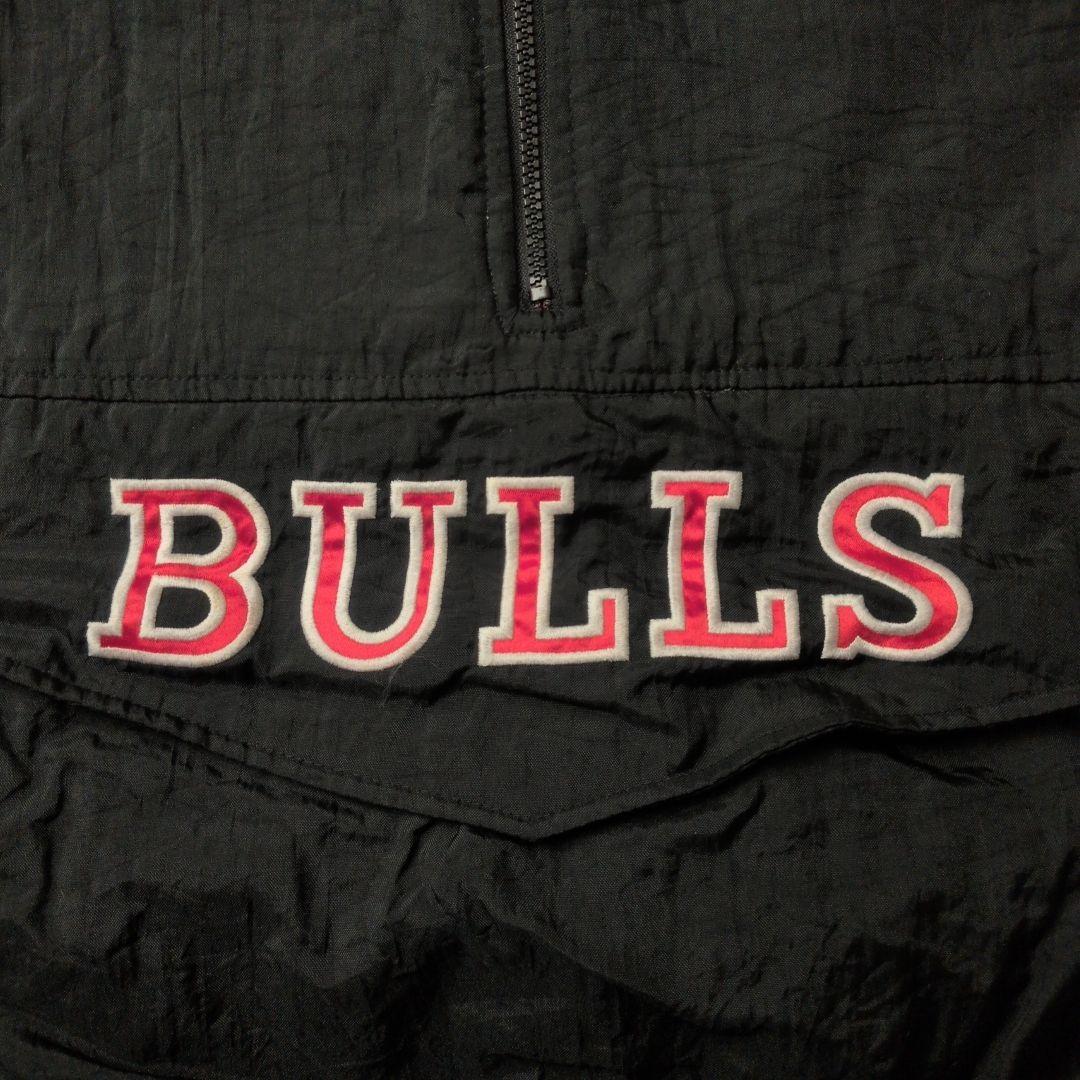 90s スターター NBA シカゴブルズ ハーフジップ アノラック ジャケット