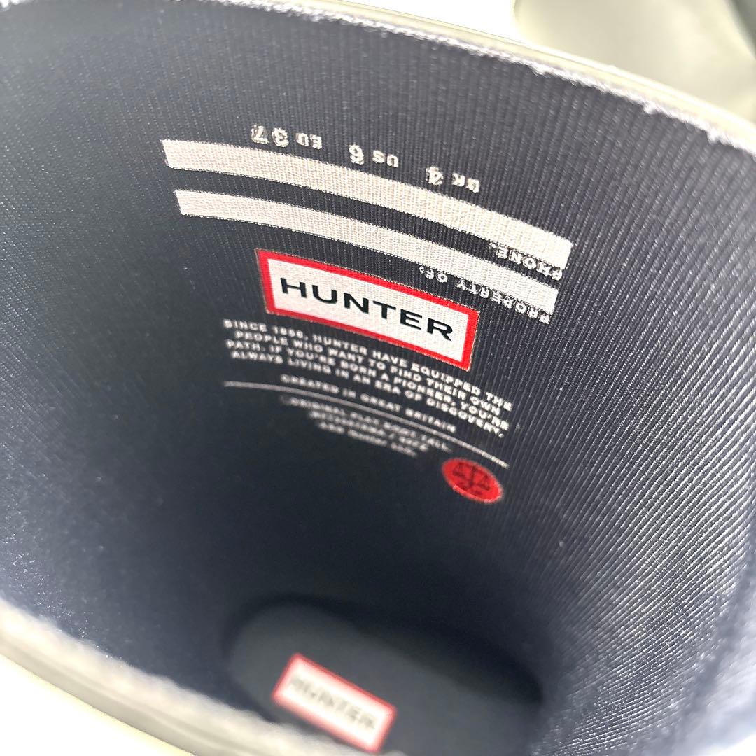 HUNTER 長靴　ロング　ブラック　プレイブーツトール　23cm/UK4