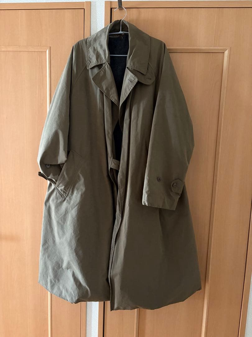 almina　美品 comoli AW タイロッケンコート