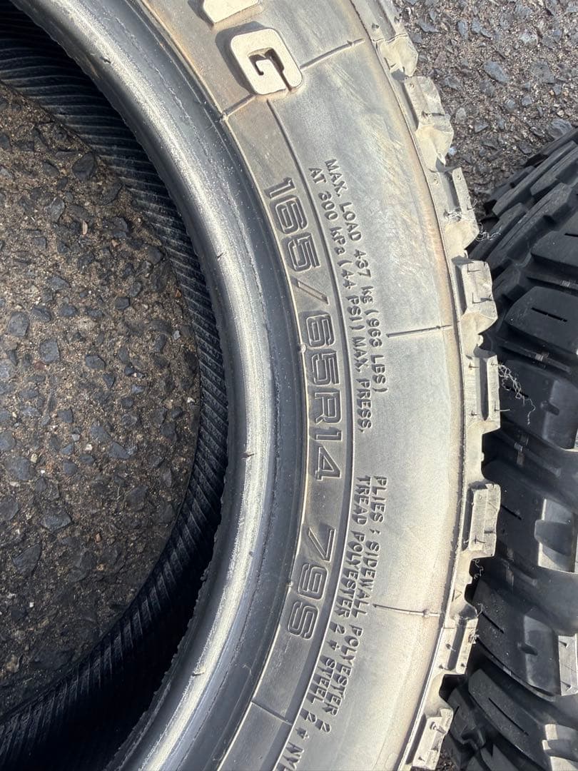NANKANG 165/65R14 タイヤ 4本セット