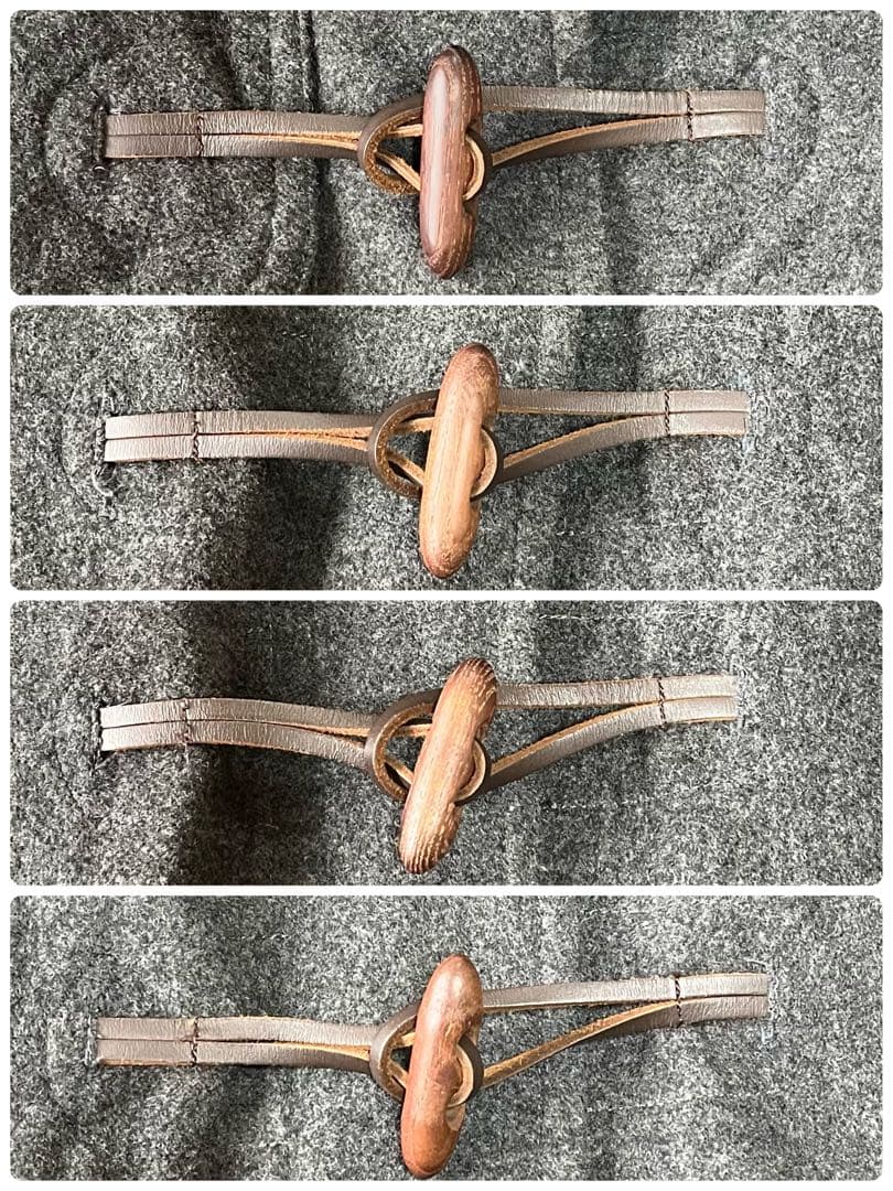 【美品】ラコステ　中綿入り　メルトンウール　ロングダッフルコート