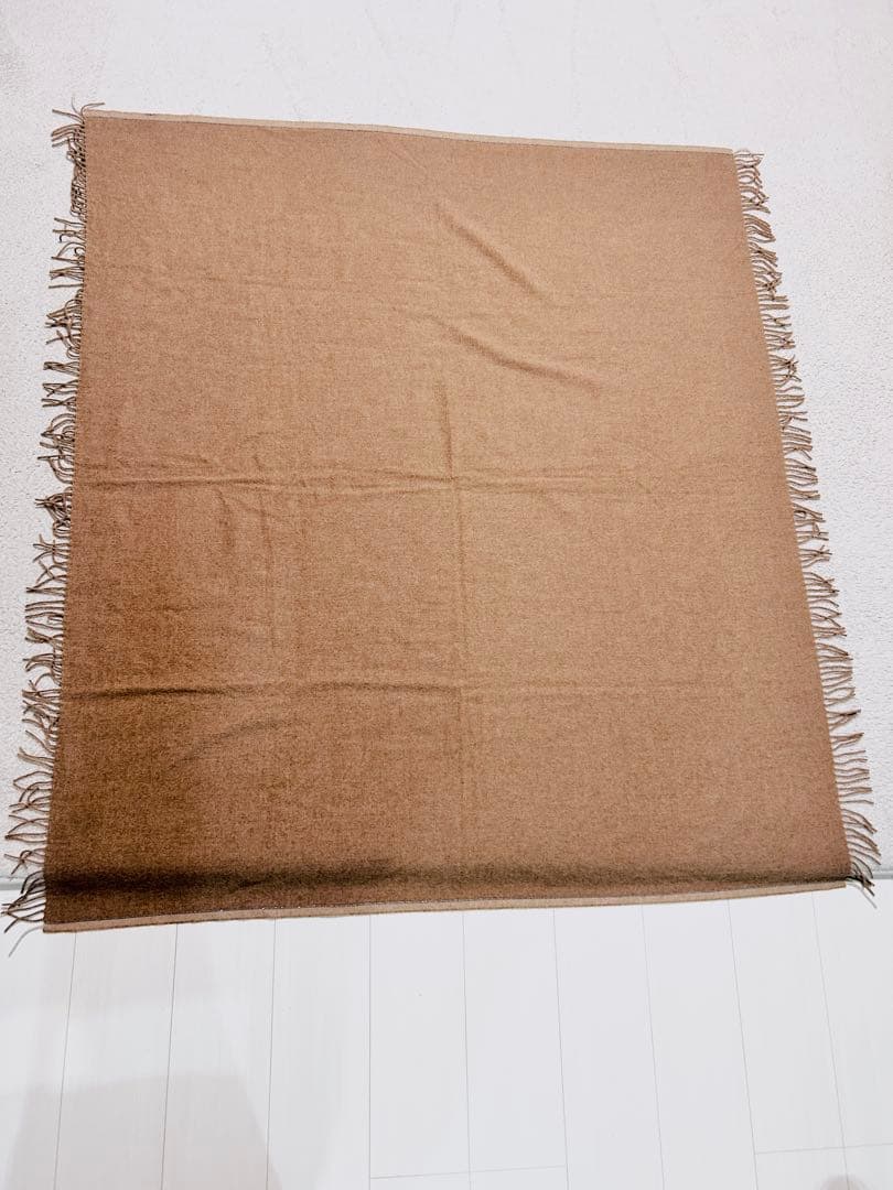 ブルネロクチネリ 高級カシミヤ 大判ストール ベージュ 美品