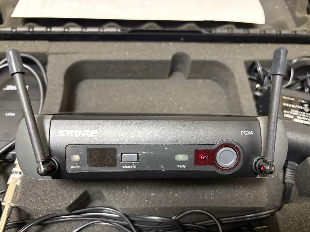 SHURE PGX4 ギター　ワイヤレスシステム