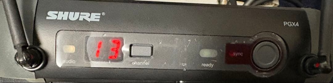 SHURE PGX4 ギター　ワイヤレスシステム