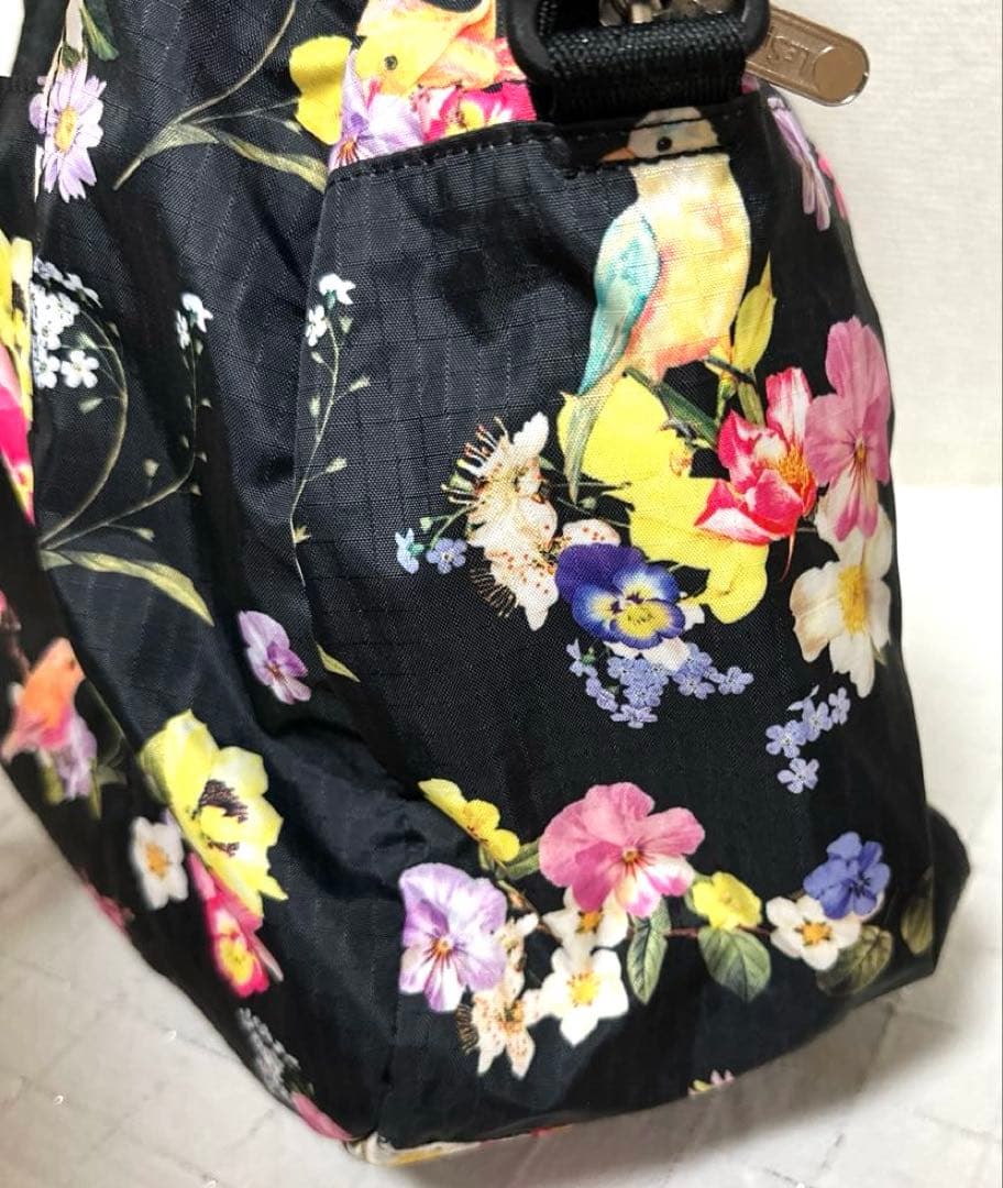 〇250990 LeSportsac chestyコラボ 花柄 ボストンバッグ