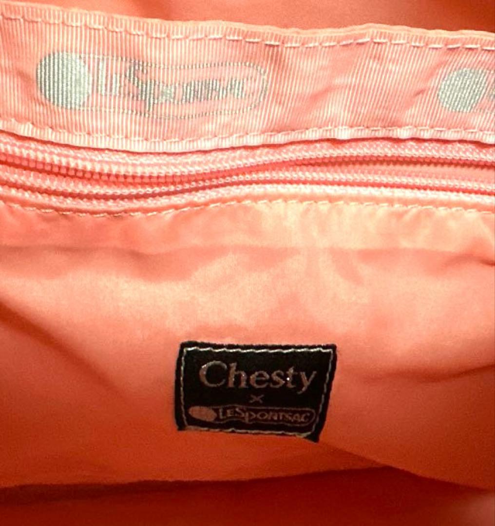 〇250990 LeSportsac chestyコラボ 花柄 ボストンバッグ